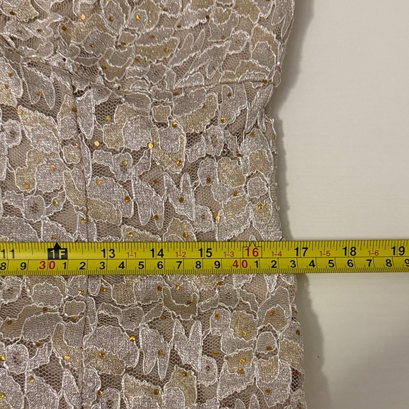 Elegant Lace Maxi Dress in Cream - Picture 9 of 9